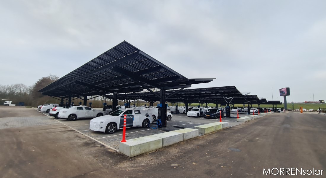 MORRENsolar - solar parking - Volvo Beesd